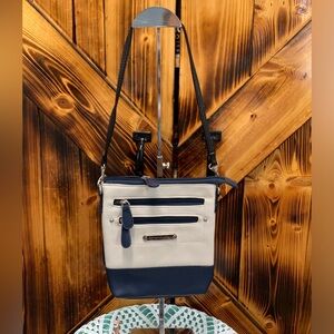STONE MOUNTAIN.  Two-Tone Crossbody Bag